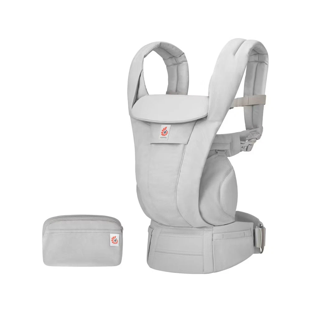 Ergobaby Omni Deluxe Cotton All-in-One Baby Carrier - Pearl Gray: