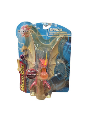 BAKUGAN DRAGO MEGA-LITE FIRE BREATHING FLASHLIGHT, FONDO DI MAGAZZINO