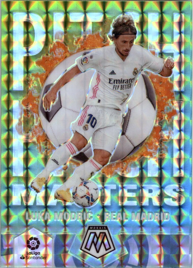 2020-21 Panini Mosaic La Liga Pitch Masters Mosaic #6 Luka Modric - SCR