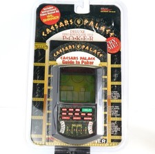 1995 Tiger Electronics Handheld Game Caesars Palace Deluxe Video Poker 76-071
