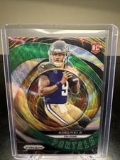 2024 Panini Prizm - Portals Michael Penix Jr. #6 Green Wave Prizm (RC)
