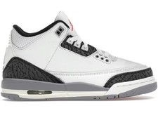 Size 6Y - Jordan 3 Retro Cement Grey GS DM0967-106