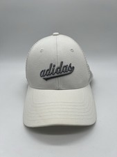 Adidas Aeroready Snapback Trucker Hat White Adjustable Mesh Back