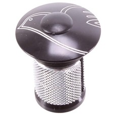 Columbus Top Cap + Expander for Carbon Steerer Forks, Black, 1"