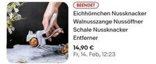 Eichhörnchen Nussknacker Walnusszange Nussöffner Schale Nussknacker Entferner