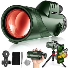 Monocular Telescope 40x-60x for Bird Watching w/ Tripod  Phone Adapter