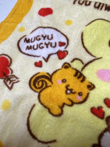 Pompompurin cotton washcloth facecloth flannel BRAND NEW WITH TAGS RARE IMPORT  - Picture 9 of 11