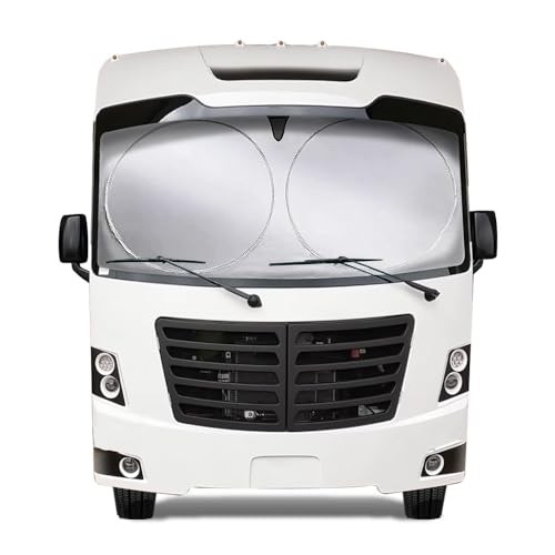 RV Windshield Sunshade Cover, Reflective Car Windshield Sun Blocker for Sun - Picture 2 of 8