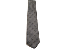 Gray Necktie Black Square Compass Masonic Blue Lodge Freemason Fraternity NEW 