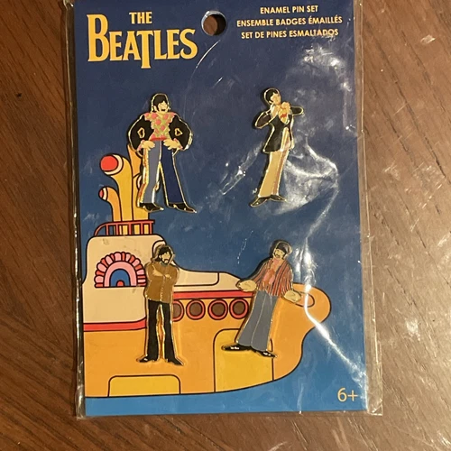 New FUNKO 2022 Walmart Exclusive THE BEATLES YELLOW SUBMARINE ENAMEL PIN SET