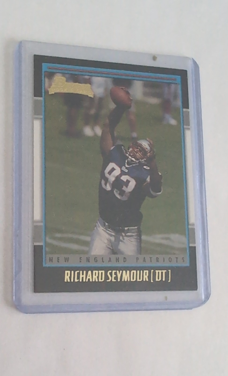 2001 Bowman - Richard Seymour #167 (RC)