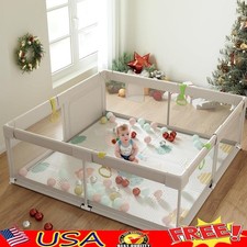 Indoor Baby Playpen Safe Spacious Play Area Portable Toddler Activity Center New