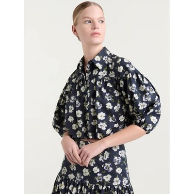 Cinq a Sept Mini Tossed Poppies Elysa Top