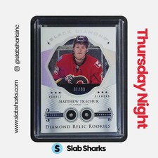 2016 UPPER DECK BLACK DIAMOND #BDR-MT MATTHEW TKACHUK RELIC ROOKIE GEMS RC /99