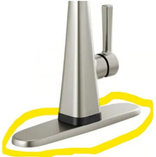 NEW Delta Kitchen Deck Plate Escutcheon SpotShield Stainless Steel