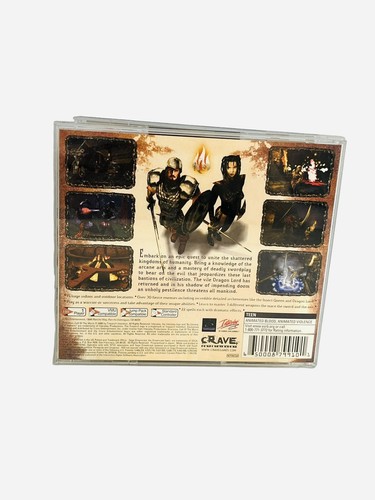 Draconus Cult Of The Wyrm Dreamcast Game Vintage Sega CIB W/ Registration Card - Picture 4 of 5