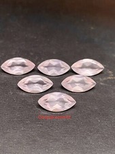 Natural Rose Quartz Faceted Marquise Cut 14x7 MM Calibrated Loose Gemstone E