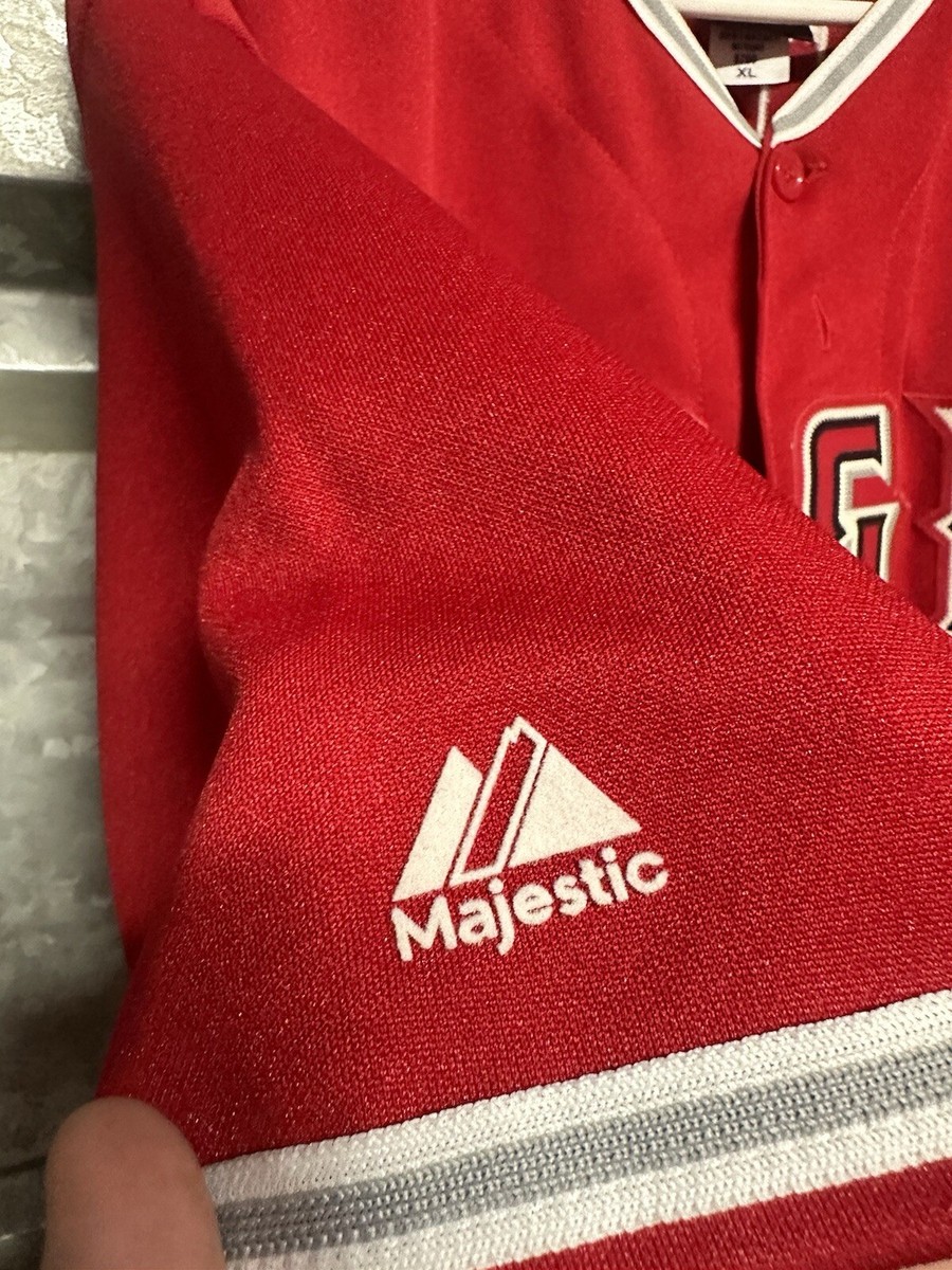 Authentic Albert Pujols Los Angeles Angels Jersey 48 XL Majestic