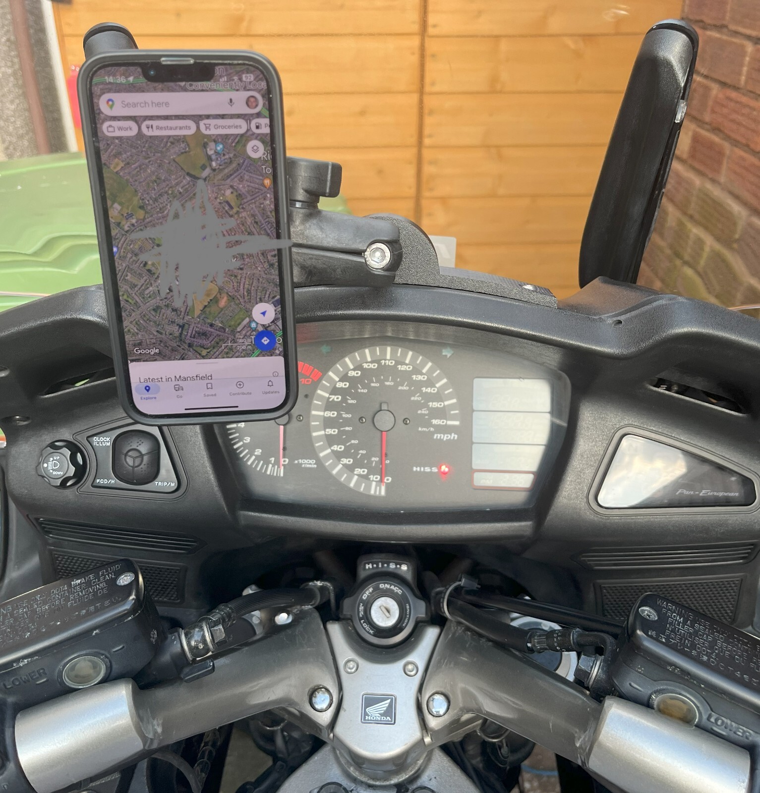 Honda ST1300 Pan European GPS Mount (2 Designs Available) eBay