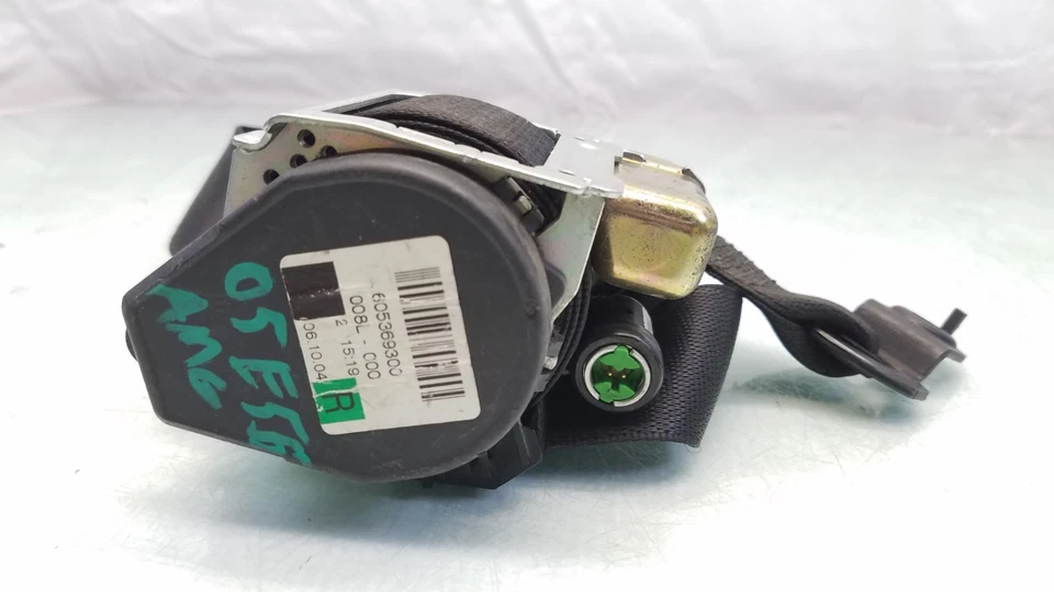 Mercedes-Benz W211 E500 E55 2005 2006 cinturón de seguridad del pasajero delantero derecho - negro Foto 4 de 4