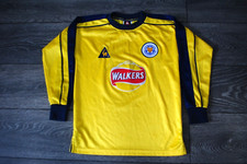 SIZE KIDS 30/32 LEICESTER CITY THIRD FOOTBALL SHIRT 1999-2001 LONGSLEEVE VINTAGE