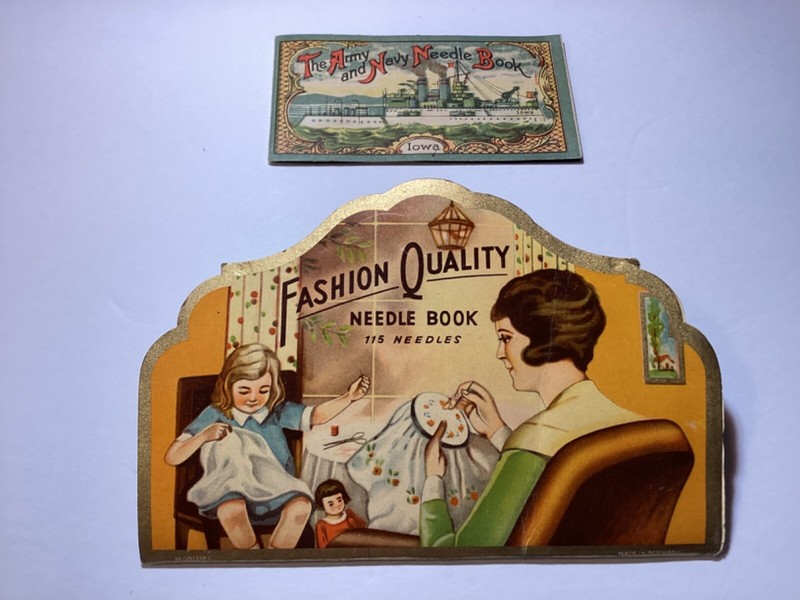 LOT  Old FASHION QUALITY (very good quality)  And the army & navy needle book
