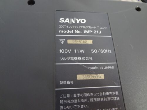 SANYO 3DO TRY IMP-21J Video Game console System Panasonic Tested Work - Picture 2 of 21