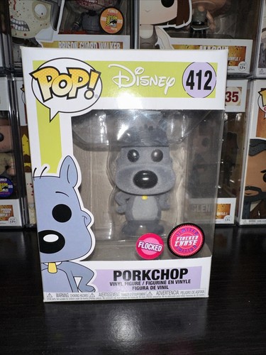 Funko Pop! #412 Disney Doug Schweinekotelett beflockte Verfolgungsjagd mit Schutz - Bild 1 von 7