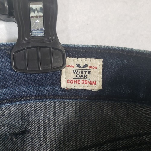 Levis 501 Jean Pants Mens 40 30 Blue White Oak Cone Denim Button Fly Casual - Picture 9 of 16