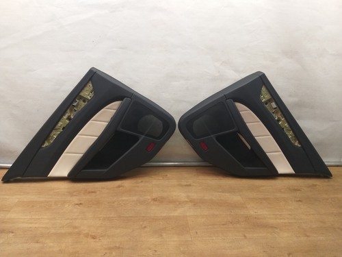 Mercedes CLS W218 C218 Türpappe Paar Hinten Leder Beige A2187300170 A2187300270