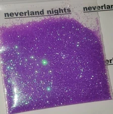 Iridescent Fairy Dust, Purple reflective Extra Fine Glitter for nails,  acrylics