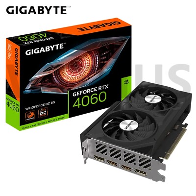 GIGABYTE GeForce RTX 4060 WINDFORCE OC D6 8GB Gaming Graphic card