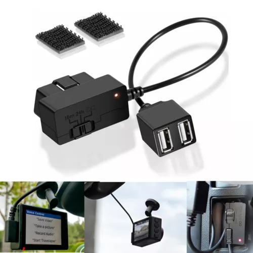 Constant Power Cable 010-12530-23 for Garmin Dash Cam 46, 47, 56,66W, 67W Mini 2
