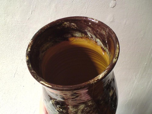 Vaso barbotine Haviland & Cie Atelier d'auteuil in ceramica francese XIX secolo - Foto 15 di 15