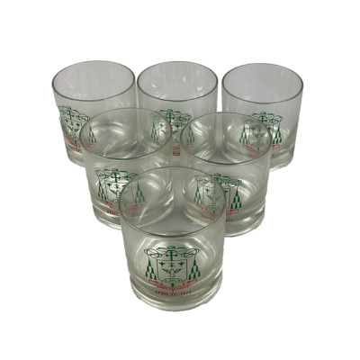 Accept One Another Set Of 6 Glass Tumblers - April 27, 1973