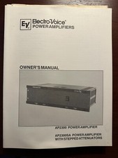 EV Electro Voice Power Amplifiers AP2300 AP2300SA Service Manual