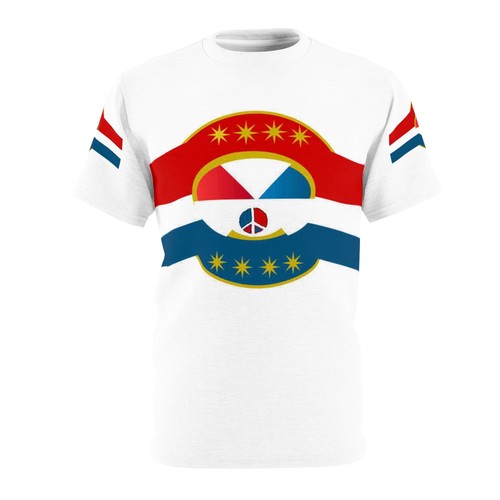 Camiseta unisex de corte y costura (AOP) - Imagen 3 de 8