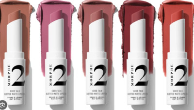 NIB Morphe Good Talk Blotted Matte Lipstick: Choose Shade