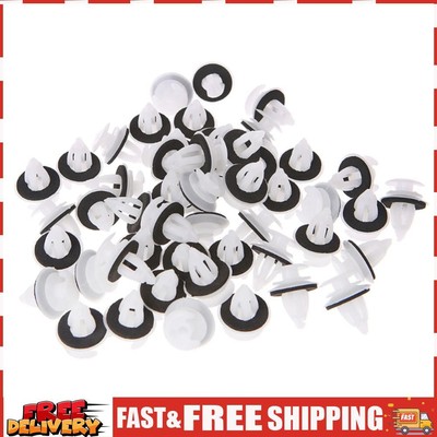 50pcs Door Panel Retainers Clips Nylon for BMW E21 E30 E36 E46 E90 E91 E92 E93 S