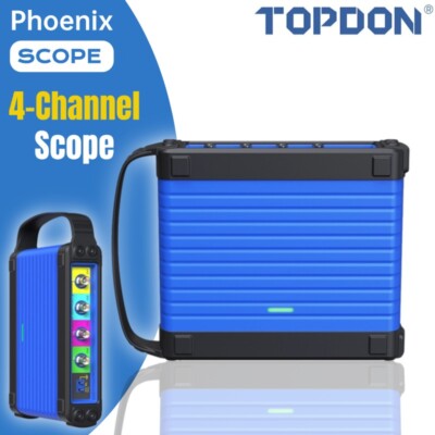 TOPDON PHOENIX 4 CHANNEL Automotive Oscilloscope for Professional Diagnostics