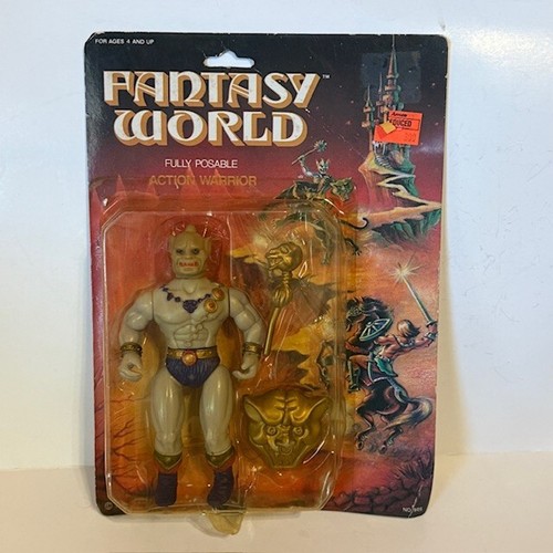 Vintage Hellord Soma Fantasy World 1983 Actionfigur MOC Warrior Hell Lord Mace - Bild 2 von 5