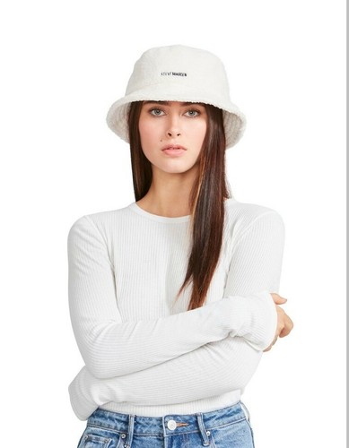 Steve Madden Bucket Hat Faux Fur One 