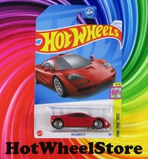 2024  Hot Wheels   Red   MCLAREN F1    The 90s Card  #243   HW33-021725