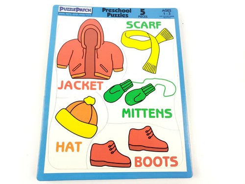 8 Vintage 1992 Puzzle Patch Puzzles 4 & 5 Pieces for ages 1-3 Education - Picture 6 of 10