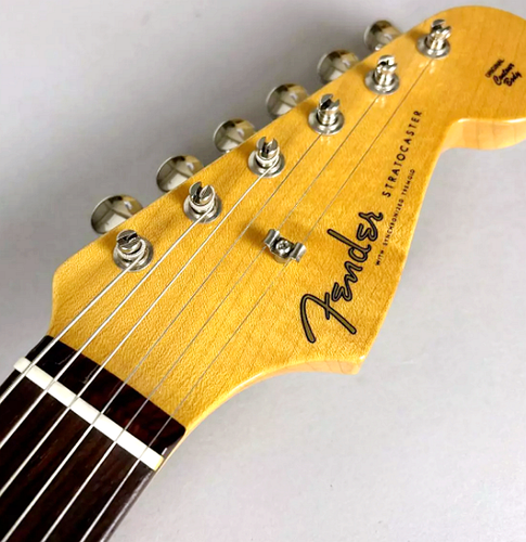 USA Fender Vintage style Strat Tele Guitar String Tree & Guide & Retainer Chrome - Bild 2 von 2