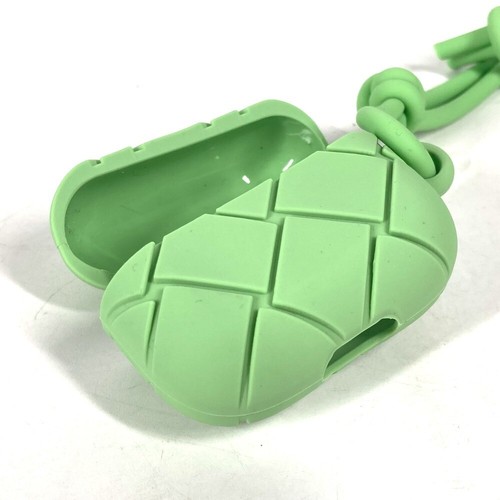 BOTTEGA VENETA Airpods Apple Intrecciato Kopfhörer Hülle Gummi Grün unbenutzt - Bild 7 von 14