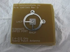 Pack of 10 - DTC Communications 2.4-2.4 GHZ Hybrid Patch Antenna 1087265 Rev D