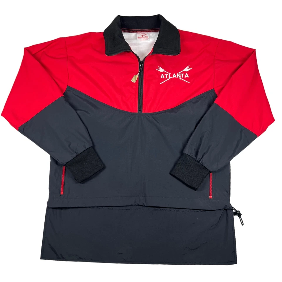 Chaqueta cortavientos Atlanta Row para hombre M DE COLECCIÓN Crew Boat hecha en EE. UU. ARC TEAM NUEVA Foto 3 de 4