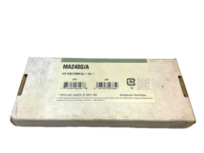 MA240G/A I New Apple iMac 1GB DDR2 SDRAM Memory Module 533MHz DDR2-533/PC2-4200