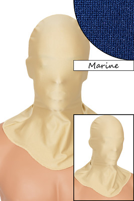 Kopfhaube geschlossen Maske dehnbar elastisch stretch shiny unisex glänzend